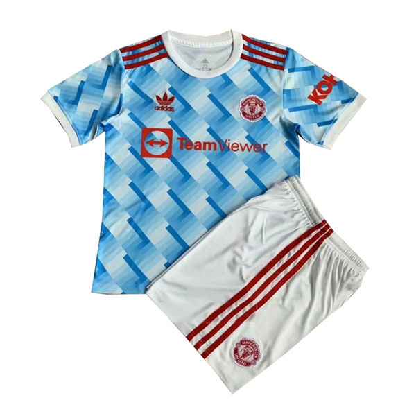 Camiseta Manchester United Replica Segunda Ropa Niño 2021/22